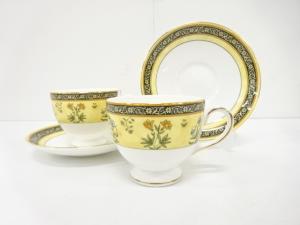 WEDGWOOD　ウェッジウッド　インディア　カップ＆ソーサー　ペア　洋食器